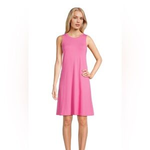 Time and Tru Vibrant Pink Midi Dress